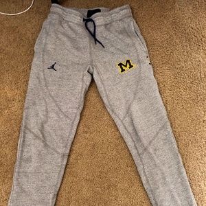 University of Michigan Jordan Brand sweatpants